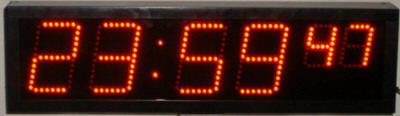 6 Digit High Brightness  LED Clock