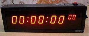 8 Digit LED Stopwatch Clock