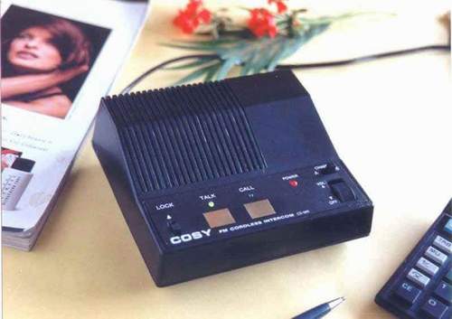Touch and Talk FM Cordless Powerline Intercom with Loud Speakers